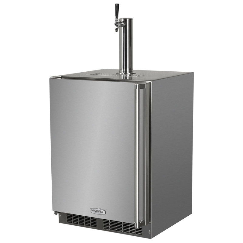 Marvel 5.7 cu. ft. Outdoor Single Tap Full Size Kegerator Wayfair